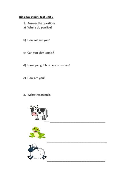 Kid S Box 2 Test Mp3