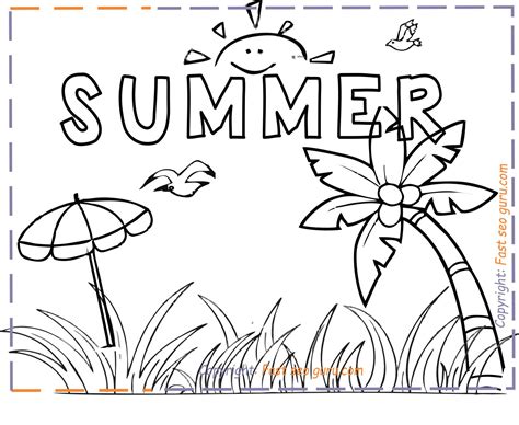 Kids Capture The Colour Summer Holidays From A Nature Pictures For Colouring For Children - Nature Pictures For Colouring For Children