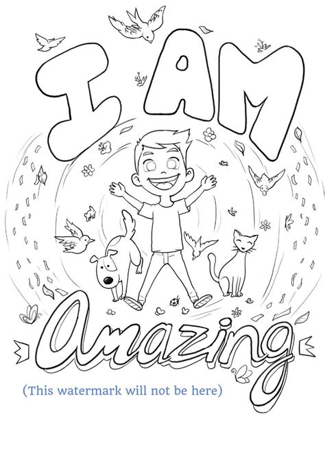 Kids Coloring Page I Am Special To God I Am Special Coloring Page - I Am Special Coloring Page