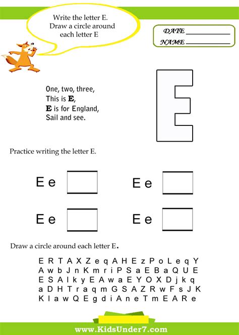 Kids Under 7 Letter E Worksheets And Coloring Letter E Coloring Pages For Toddlers - Letter E Coloring Pages For Toddlers