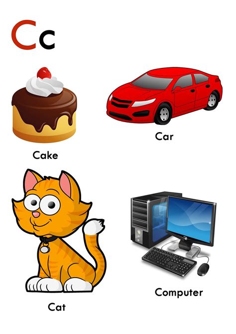 kids words that start with c