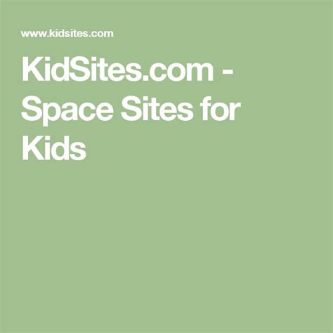 Kidsites Com Space Sites For Kids Space Science For Kids - Space Science For Kids