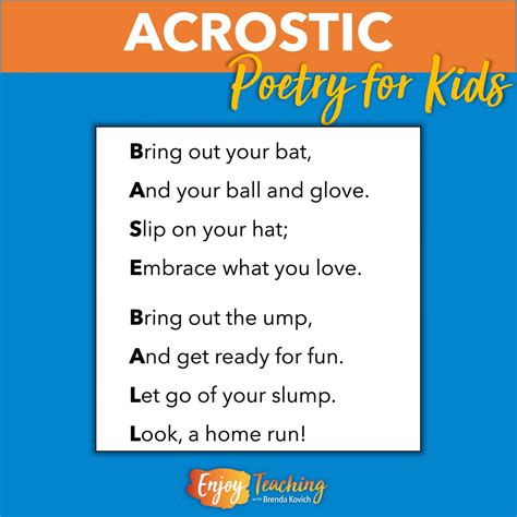Kidzone Poetry Acrostic Poems Acrostic Poem For Kindergarten - Acrostic Poem For Kindergarten