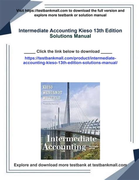 Kieso 13th Edition Solutions