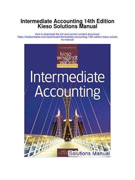 Download Kieso Intermediate Accounting 14Th Edition Solutions 