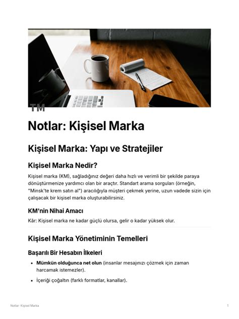 Kişisel özellikler Listesi