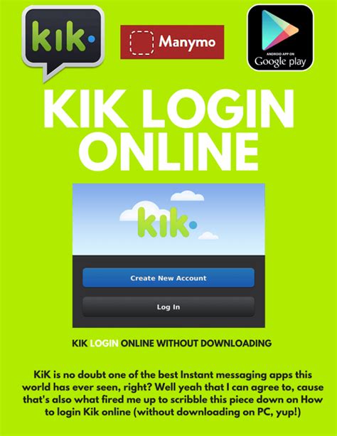 kik login online no download