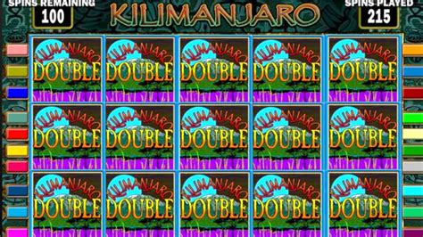 kilimanjaro slot machine online france