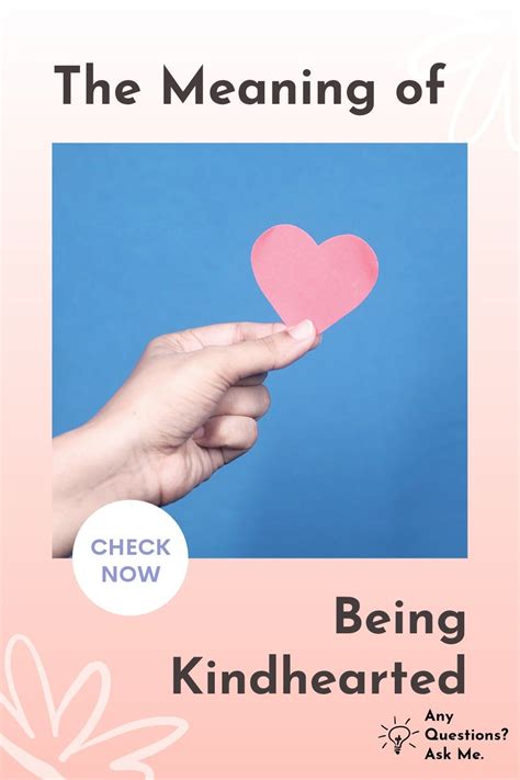 kind-hearted meaning