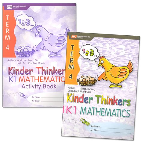 Kinder Thinkers K1 Maths Term 4 Activity Book K1 Math - K1 Math