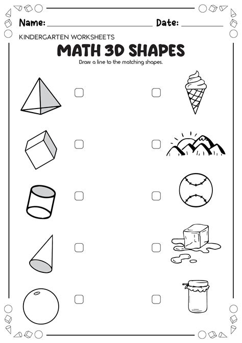 Kindergarten 3d Shape Worksheets   Expert Maths Tutoring In The Uk Boost Your - Kindergarten 3d Shape Worksheets