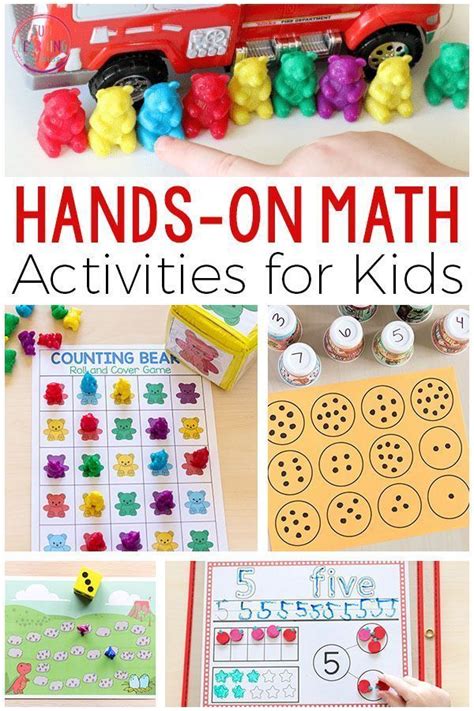 Kindergarten And Preschool Math Hands On Activities Math Activities Preschool - Math Activities Preschool