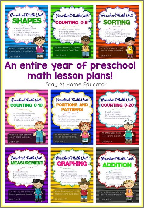 Kindergarten And Preschool Math Lesson Plans Math Lesson Plans For Preschool - Math Lesson Plans For Preschool