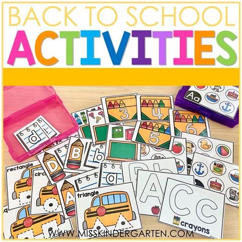 Kindergarten Back To School Activities   Back To School Preschool Activities Games And Printables - Kindergarten Back To School Activities
