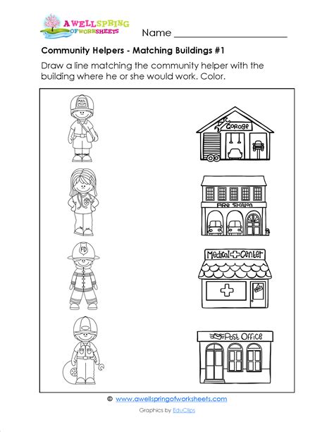 Kindergarten Community Worksheets And Free Printables Kids Academy Community Kindergarten - Community Kindergarten