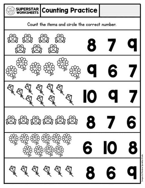 Kindergarten Counting Worksheets Superstar Worksheets Counting By 5 S Worksheet Preschool - Counting By 5's Worksheet Preschool