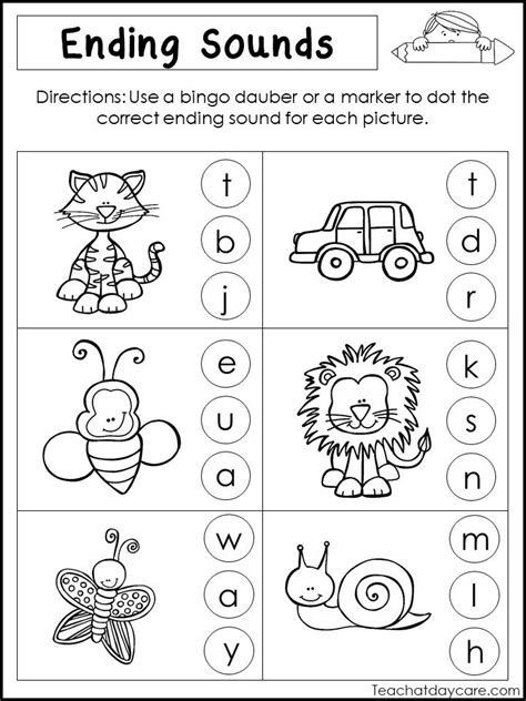 Kindergarten Ending Sounds Education Com Ending Sound Activities For Kindergarten - Ending Sound Activities For Kindergarten
