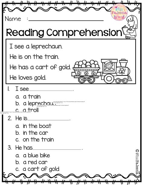 Kindergarten English Language Arts Questions For Tests And Kindergarten English - Kindergarten English