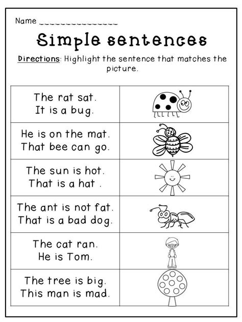 Kindergarten Grammar Worksheets Tutoring Hour Kindergarten Completing Sentences Worksheet - Kindergarten Completing Sentences Worksheet