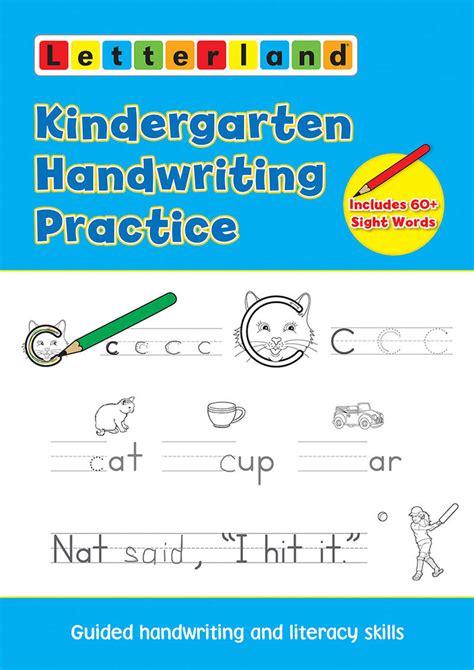 kindergarten handwriting practice letterland usa printable