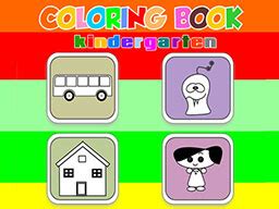 Kindergarten Juego   Juego Coloring Book Kindergarten En Línea Gratis - Kindergarten Juego