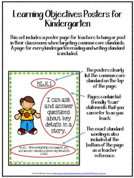 Kindergarten Learning Objectives For Quot It Takes A Kindergarten Objectives - Kindergarten Objectives