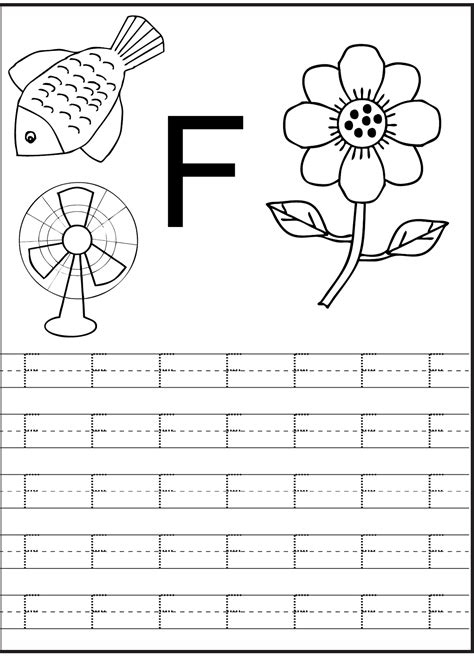 Kindergarten Letter F Worksheets For Kids Kindergarten Words That Start With F - Kindergarten Words That Start With F