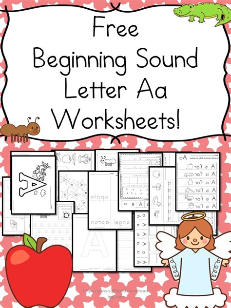 Kindergarten Letter Sounds Worksheet   Letter A Sound Worksheets Tree Valley Academy - Kindergarten Letter Sounds Worksheet