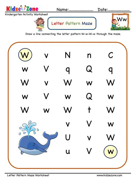 Kindergarten Letter W Reading Writing And Tracing Worksheets Letter W Worksheets For Kindergarten - Letter W Worksheets For Kindergarten