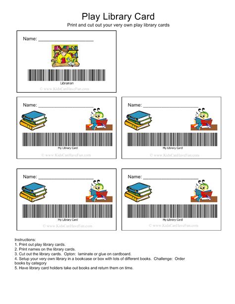 Kindergarten Library Card Celebration Friends Of The Kindergarten Card - Kindergarten Card