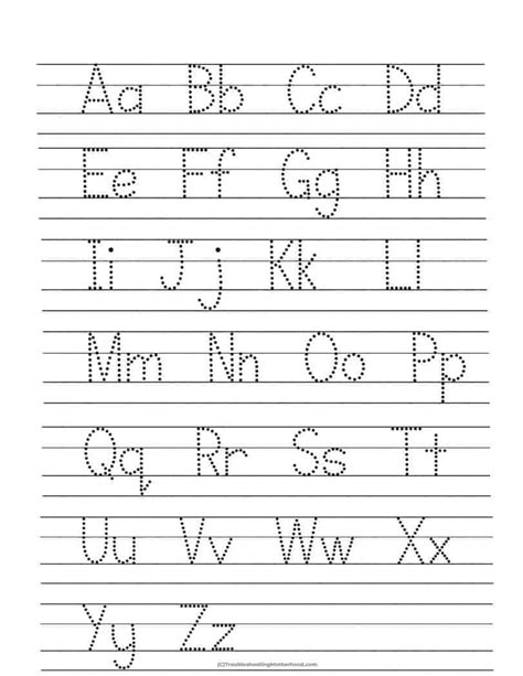 Kindergarten Lined Paper Troubleshooting Motherhood Alphabet On Lined Paper - Alphabet On Lined Paper