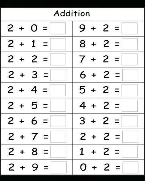 Kindergarten Math Facts Worksheets   Addition Facts Worksheets Kindergarten Math Exercises Twinkl - Kindergarten Math Facts Worksheets