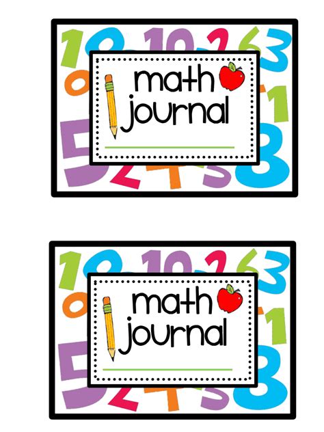 Kindergarten Math Journals Kindergarten Journals - Kindergarten Journals