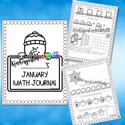 Kindergarten Math Journals Kindergarten Korner A Kindergarten Journals - Kindergarten Journals