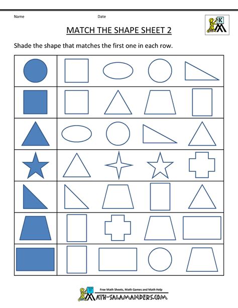 Kindergarten Math Shapes Worksheets   Kindergarten Math Worksheets - Kindergarten Math Shapes Worksheets