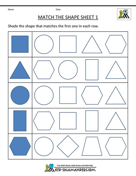 Kindergarten Math Worksheets Kindergarten Math Shapes Worksheets - Kindergarten Math Shapes Worksheets