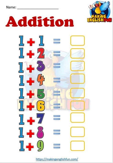 Kindergarten Math Worksheets Set 1making English Fun Kindergarten Math One More Worksheet - Kindergarten Math One More Worksheet