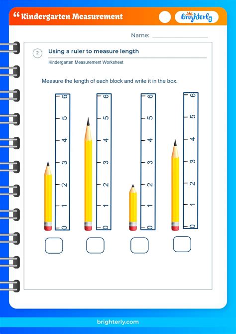 Kindergarten Measurement Worksheets Brighterly Kindergarten Measurement Worksheet - Kindergarten Measurement Worksheet