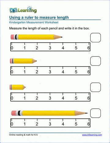 Kindergarten Measurement Worksheets K5 Learning Measurement Worksheets Kindergarten - Measurement Worksheets Kindergarten