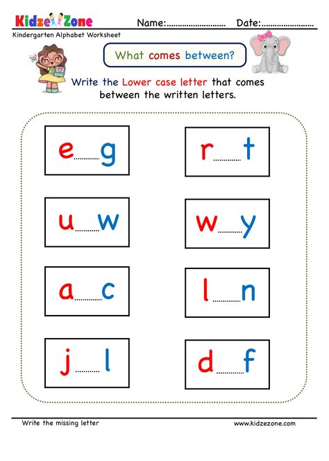 Kindergarten Missing Letter Worksheet What Comes After Missing Letter Worksheets For Kindergarten - Missing Letter Worksheets For Kindergarten