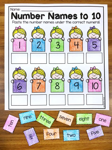 Kindergarten Number Names Worksheets 1 To 20 Math Kindergarten Number Worksheets 1 20 - Kindergarten Number Worksheets 1 20