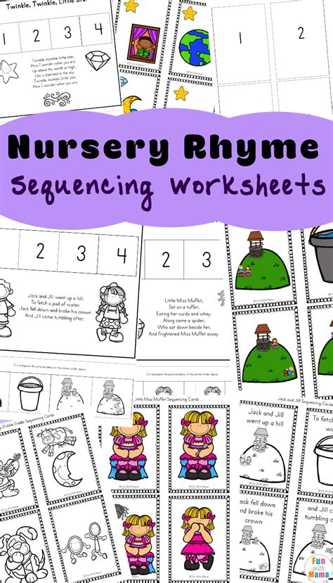 Kindergarten Nursery Rhymes Worksheets And Printables Rhyme Worksheets For Kindergarten - Rhyme Worksheets For Kindergarten