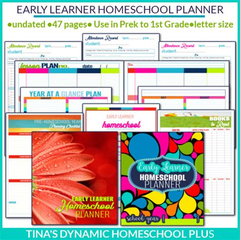 Kindergarten Planner   A Unique Flexible And Beautiful Preschool Homeschool Planner - Kindergarten Planner