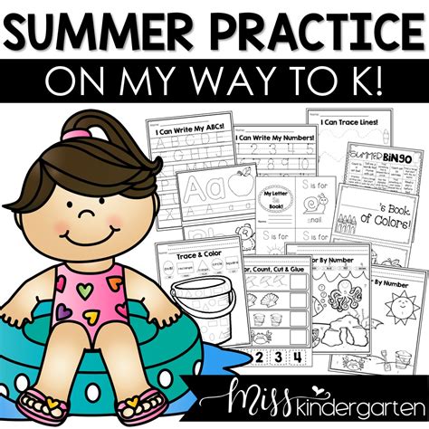 Kindergarten Readiness Summer Packet Miss Kindergarten Summer School Activities For Kindergarten - Summer School Activities For Kindergarten