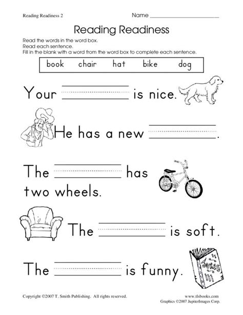 Kindergarten Reading Readiness Worksheets Kindergarten Reading Strategies Worksheet - Kindergarten Reading Strategies Worksheet