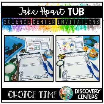 Kindergarten Science Center Activities Take Apart Tub Sensory Science Tubs - Science Tubs