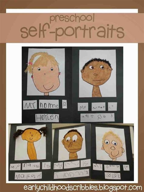 Kindergarten Self Portraits By Kinder Concepts Tpt Kindergarten Self Concept Worksheet - Kindergarten Self Concept Worksheet