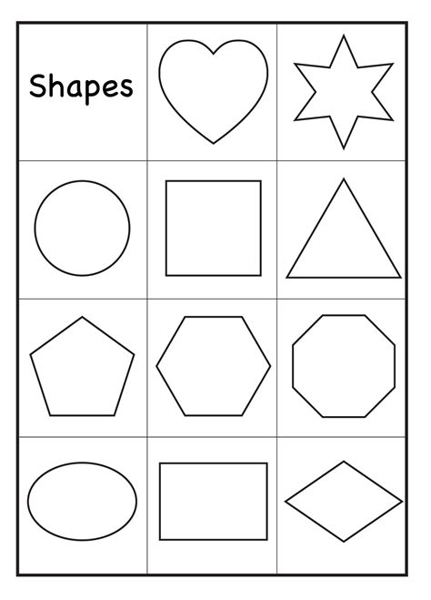 Kindergarten Shape Worksheets With Colors Blog Kindergarten Shapes Worksheet  Drawing - Kindergarten Shapes Worksheet, Drawing