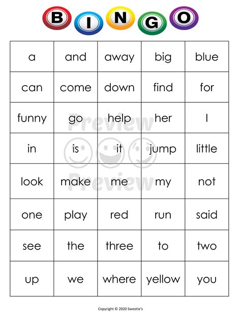 Kindergarten Sight Words Pre Kindergarten Sight Words - Pre Kindergarten Sight Words