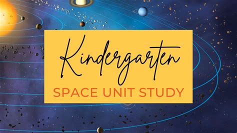 Kindergarten Space Unit Study The Waldock Way Space Kindergarten - Space Kindergarten